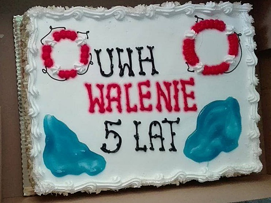 Hokej pod wodą Walenie 5 lat Waleni